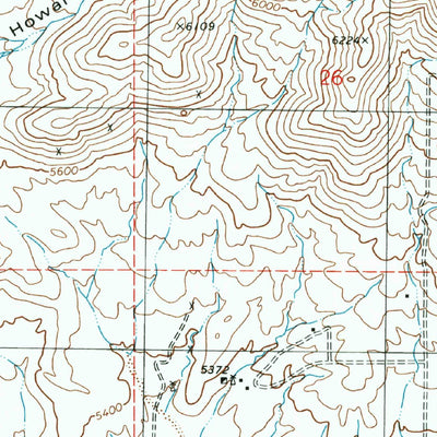 United States Geological Survey Dos Cabezas, AZ (1996, 24000-Scale) digital map