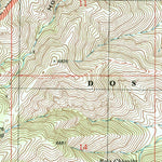 United States Geological Survey Dos Cabezas, AZ (1996, 24000-Scale) digital map