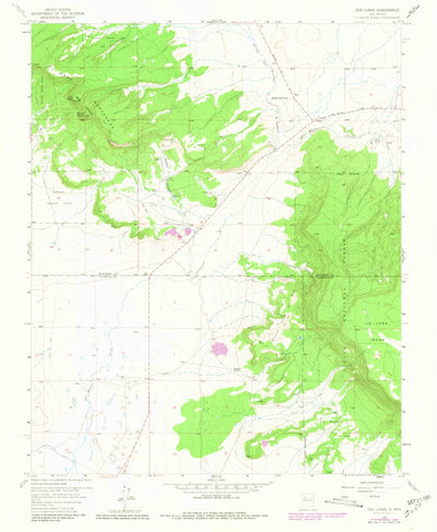 United States Geological Survey Dos Lomas, NM (1957, 24000-Scale) digital map