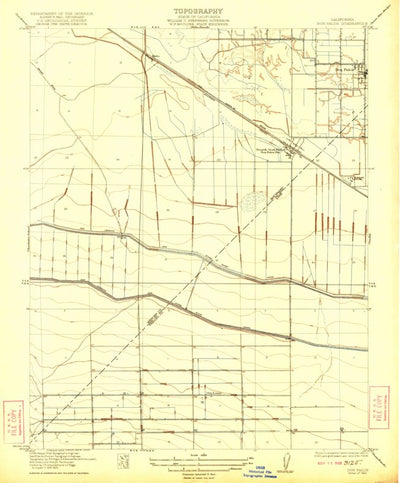 United States Geological Survey Dos Palos, CA (1922, 31680-Scale) digital map