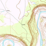 United States Geological Survey Doss Canyon North, CO (1972, 24000-Scale) digital map