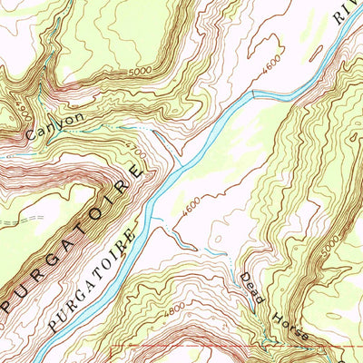 United States Geological Survey Doss Canyon North, CO (1972, 24000-Scale) digital map
