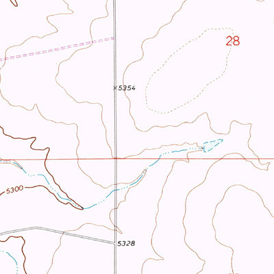 United States Geological Survey Doss Canyon South, CO (1972, 24000-Scale) digital map