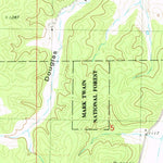 United States Geological Survey Doss, MO (1981, 24000-Scale) digital map
