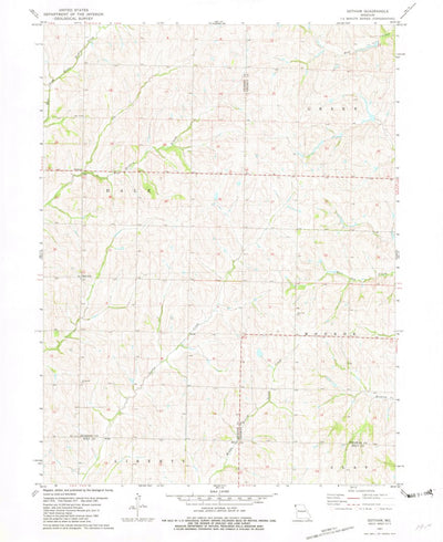 United States Geological Survey Dotham, MO (1981, 24000-Scale) digital map