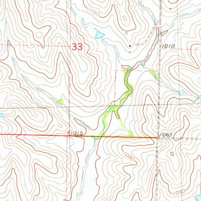 United States Geological Survey Dotham, MO (1981, 24000-Scale) digital map