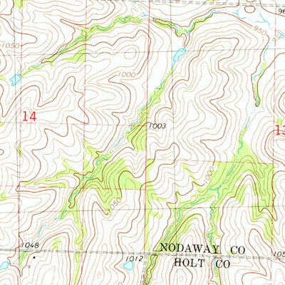 United States Geological Survey Dotham, MO (1981, 24000-Scale) digital map