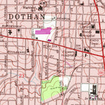 United States Geological Survey Dothan West, AL (1969, 24000-Scale) digital map