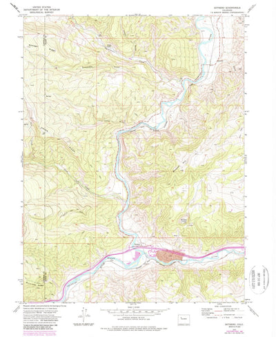 United States Geological Survey Dotsero, CO (1974, 24000-Scale) digital map