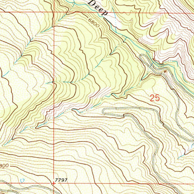 United States Geological Survey Dotsero, CO (1974, 24000-Scale) digital map