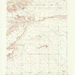 United States Geological Survey Doty Hill, WY (1950, 24000-Scale) digital map