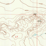 United States Geological Survey Doty Hill, WY (1950, 24000-Scale) digital map