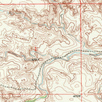 United States Geological Survey Doty Hill, WY (1950, 24000-Scale) digital map