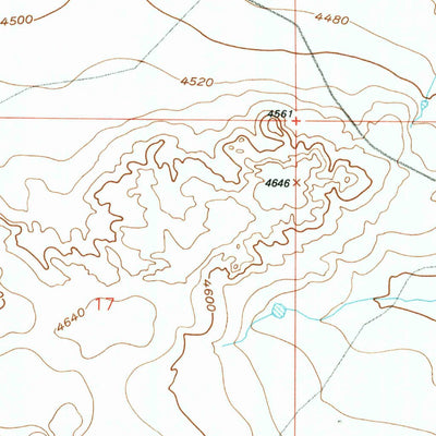 United States Geological Survey Doty Hill, WY (1990, 24000-Scale) digital map