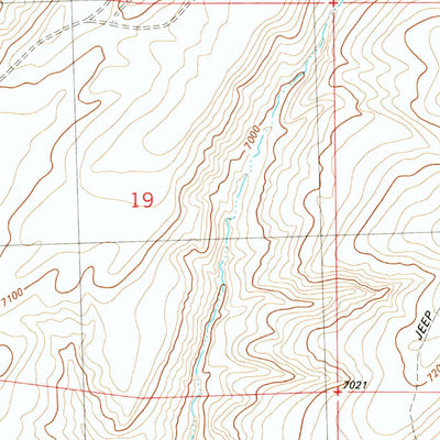 United States Geological Survey Doty Mountain, WY (1982, 24000-Scale) digital map