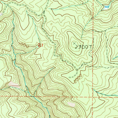 United States Geological Survey Doty, WA (1986, 24000-Scale) digital map