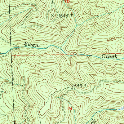 United States Geological Survey Doty, WA (1986, 24000-Scale) digital map