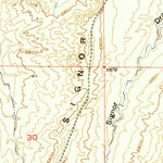 United States Geological Survey Double Butte, WY (1952, 24000-Scale) digital map