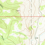United States Geological Survey Double Falls, MT (1970, 24000-Scale) digital map