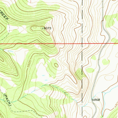 United States Geological Survey Double Falls, MT (1970, 24000-Scale) digital map