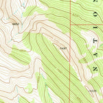 United States Geological Survey Double Falls, MT (1970, 24000-Scale) digital map