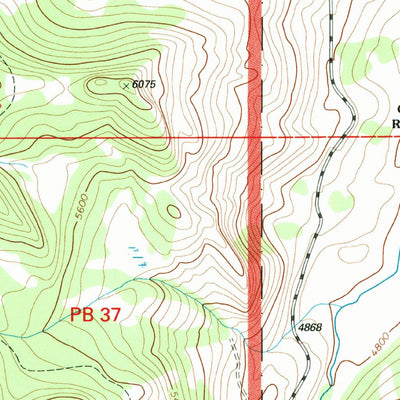 United States Geological Survey Double Falls, MT (1995, 24000-Scale) digital map