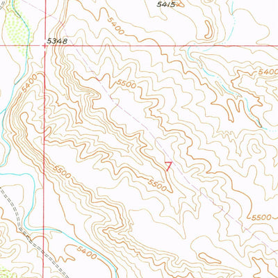 United States Geological Survey Double L Ranch, WY (1953, 24000-Scale) digital map