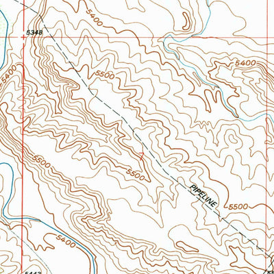 United States Geological Survey Double L Ranch, WY (1990, 24000-Scale) digital map