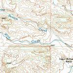 United States Geological Survey Double L Ranch, WY (1990, 24000-Scale) digital map