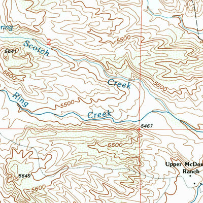 United States Geological Survey Double L Ranch, WY (1990, 24000-Scale) digital map