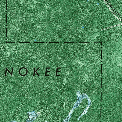 United States Geological Survey Double Lakes, GA (1965, 24000-Scale) digital map