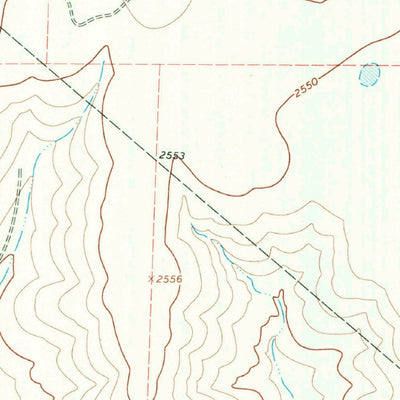 United States Geological Survey Double Mill Draw NE, TX (1967, 24000-Scale) digital map