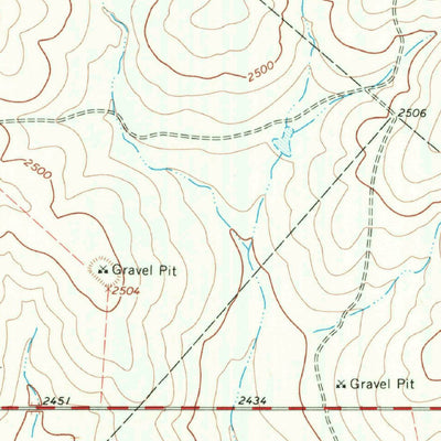 United States Geological Survey Double Mill Draw NE, TX (1967, 24000-Scale) digital map