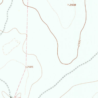 United States Geological Survey Double Mill Draw SE, TX (1967, 24000-Scale) digital map