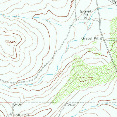 United States Geological Survey Double Mill Draw SE, TX (1967, 24000-Scale) digital map