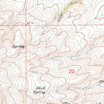 United States Geological Survey Double Mountain, NV (1971, 24000-Scale) digital map