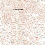 United States Geological Survey Double Mountain, NV (1971, 24000-Scale) digital map
