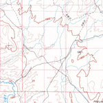 United States Geological Survey Double Mountain, NV (1981, 100000-Scale) digital map