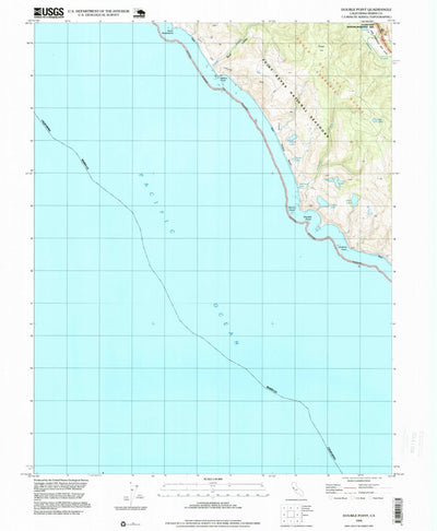 United States Geological Survey Double Point, CA (1994, 24000-Scale) digital map