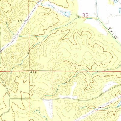 United States Geological Survey Double Springs, MS (1972, 24000-Scale) digital map