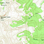 United States Geological Survey Doublespring, ID (1956, 62500-Scale) digital map