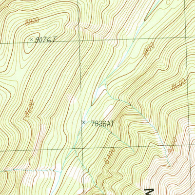 United States Geological Survey Doublespring, ID (1989, 24000-Scale) digital map