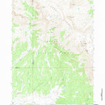 United States Geological Survey Doubletop Peak, WY (1967, 24000-Scale) digital map