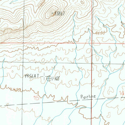 United States Geological Survey Doubtful Canyon, AZ-NM (1987, 24000-Scale) digital map