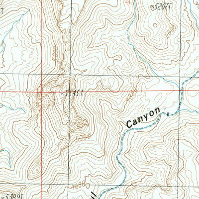 United States Geological Survey Doubtful Canyon, AZ-NM (1987, 24000-Scale) digital map