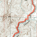 United States Geological Survey Doubtful Canyon, AZ-NM (1998, 24000-Scale) digital map