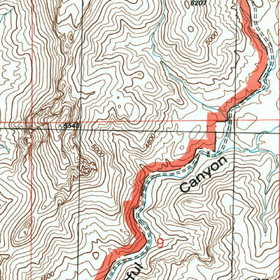 United States Geological Survey Doubtful Canyon, AZ-NM (1998, 24000-Scale) digital map
