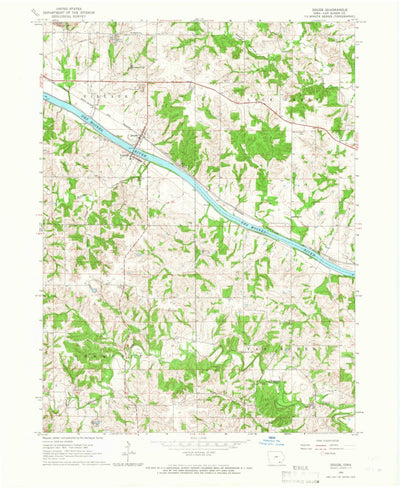 United States Geological Survey Douds, IA (1965, 24000-Scale) digital map
