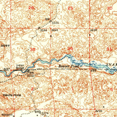 United States Geological Survey Doughboy, NE (1952, 62500-Scale) digital map