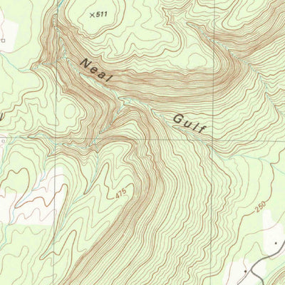 United States Geological Survey Dougherty Gap, GA (1983, 24000-Scale) digital map